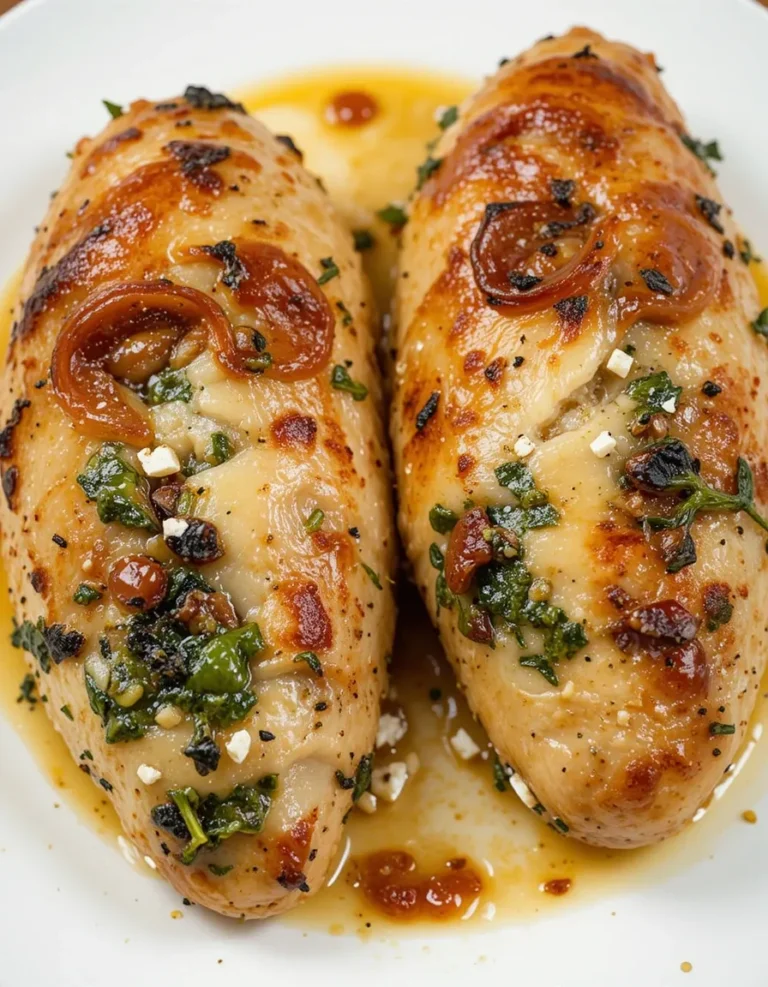 Spinach And Feta Chicken Roll Ups