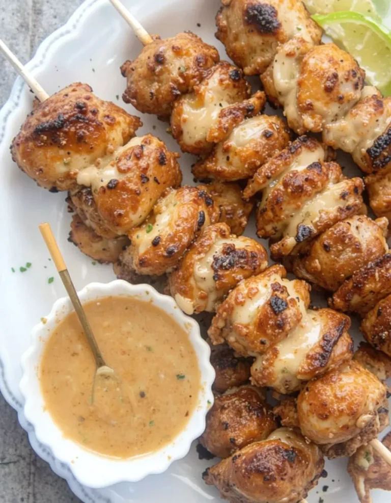 Bang Bang Chicken Skewers