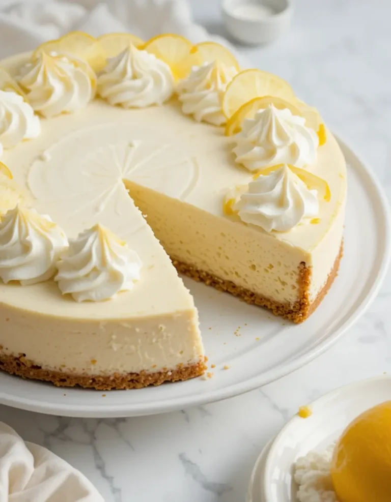 No-Bake Lemon Cheesecake Recipe