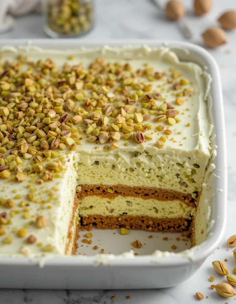 No-Bake Pistachio Tiramisu Recipe