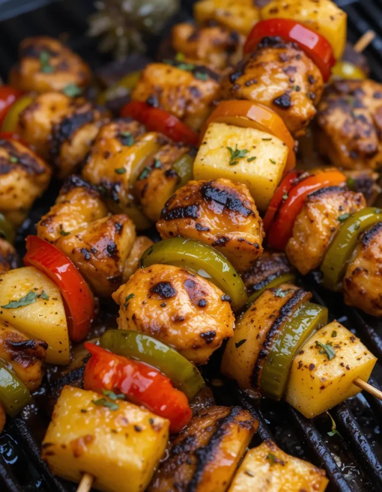 Pineapple Chicken Kabobs