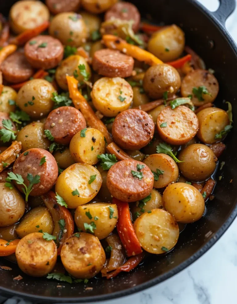  Sausage and Potatoes Skillet Recipe