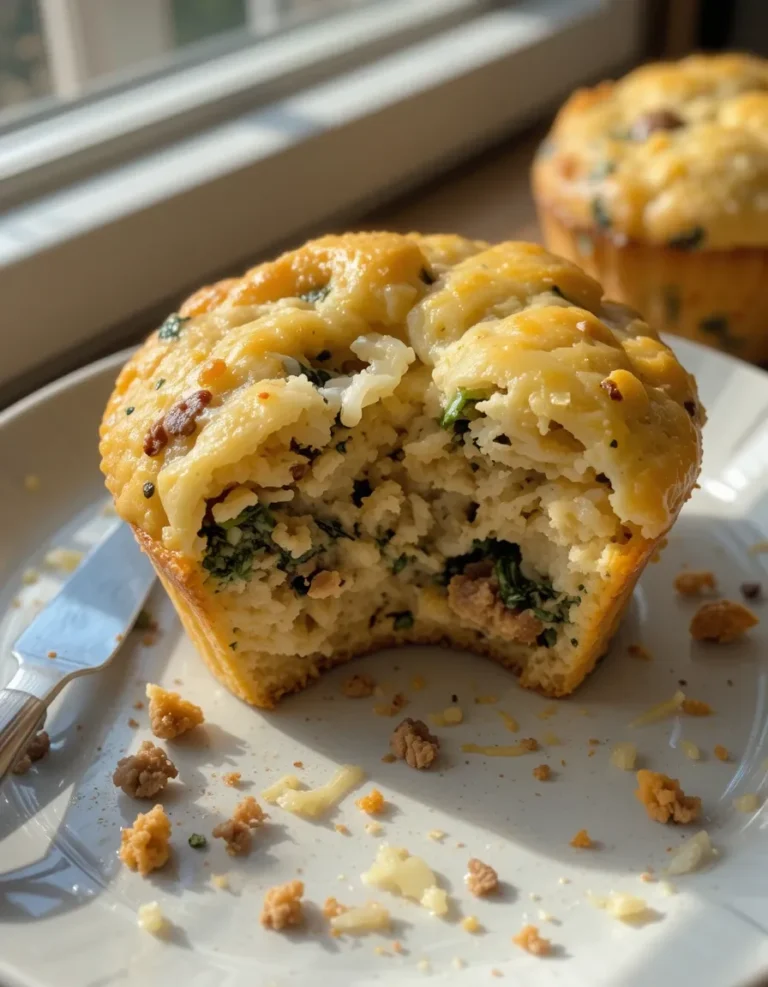 High Protein Cottage Cheese Breakfast Muffins