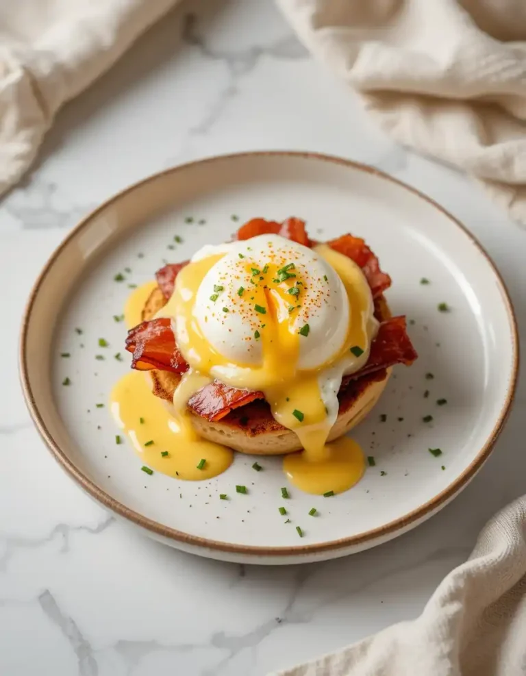 Egg Benedict With Hollandaise Sauce