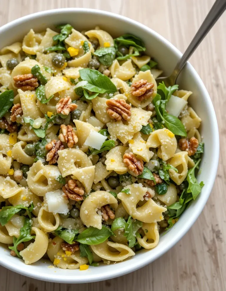 Lemon Arugula Pasta Salad