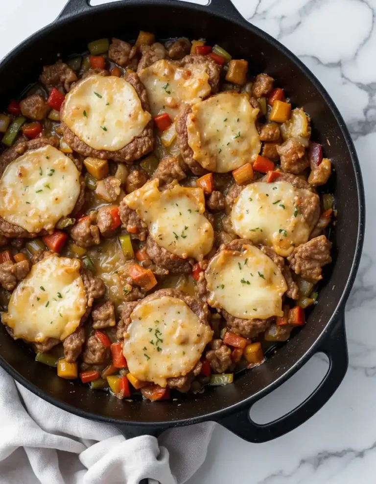 Keto Philly Cheese Steak Skillet