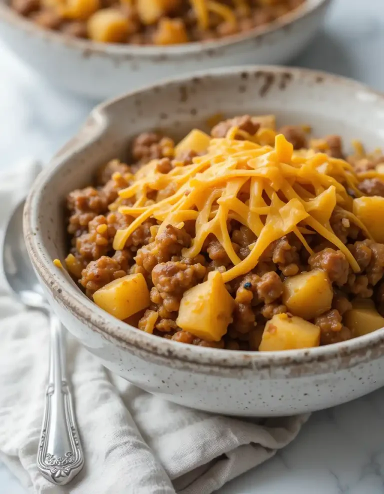 Slow Cooker Hamburger Hash