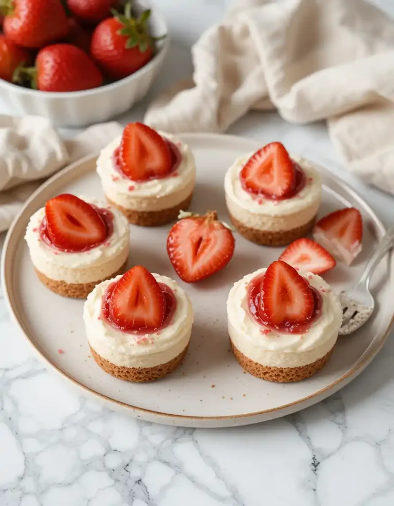 Strawberry Cheesecake Bites