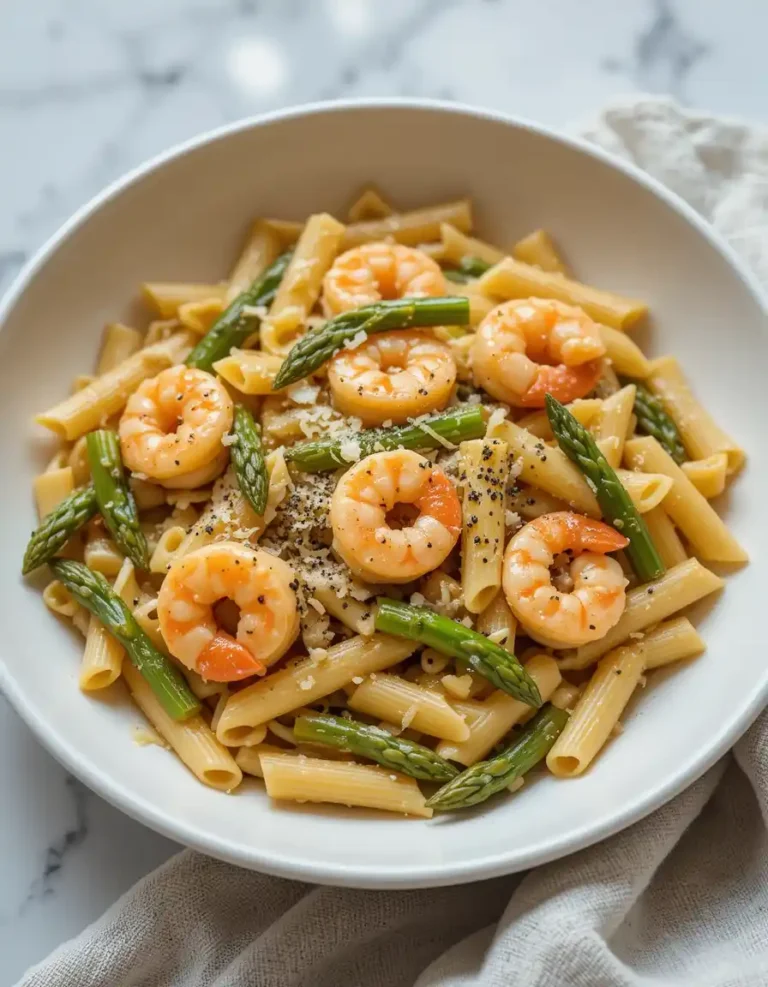 Shrimp Asparagus Pasta
