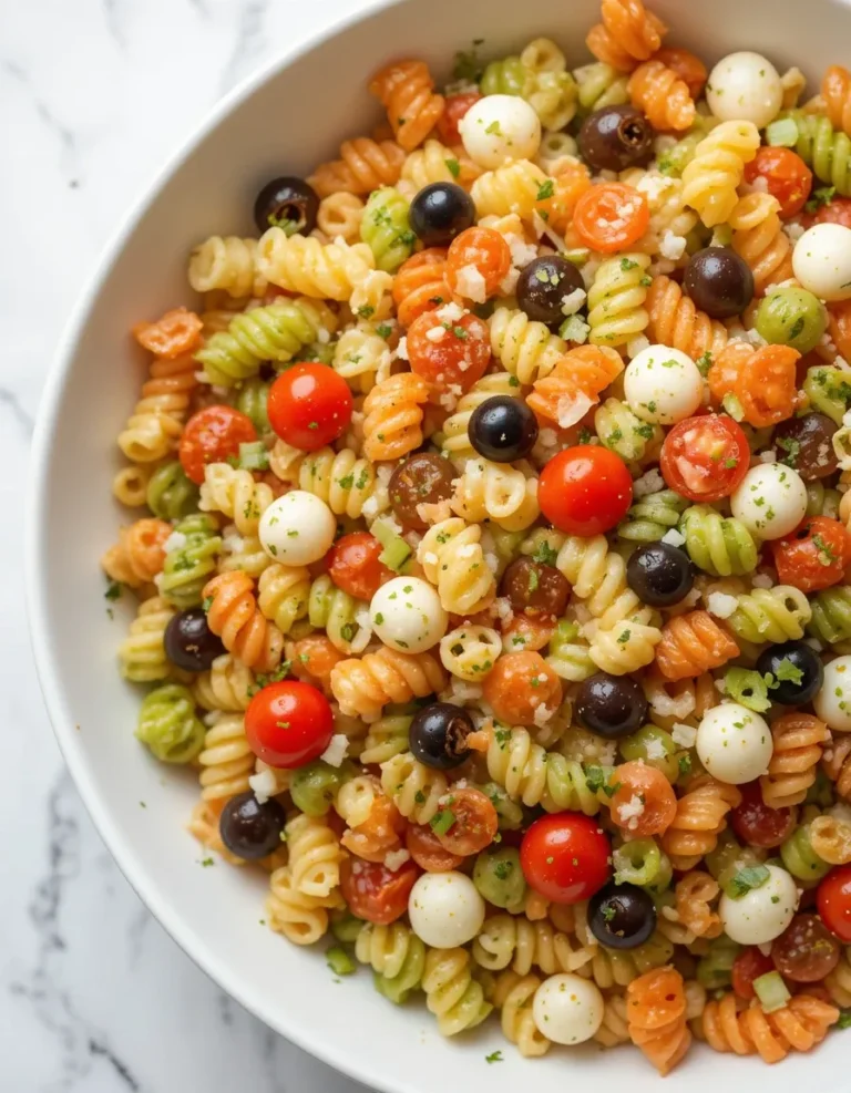 Tri Color Pasta Salad in 20 Minutes